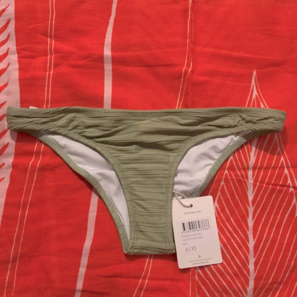 NWT Tahiti Cheeky, Aloe bikini bottom